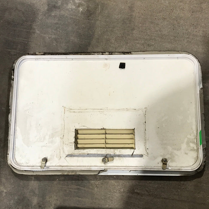 Used Radius Cornered Cargo Door 32 1/4" x 20 1/2" X 1" D - Young Farts RV Parts