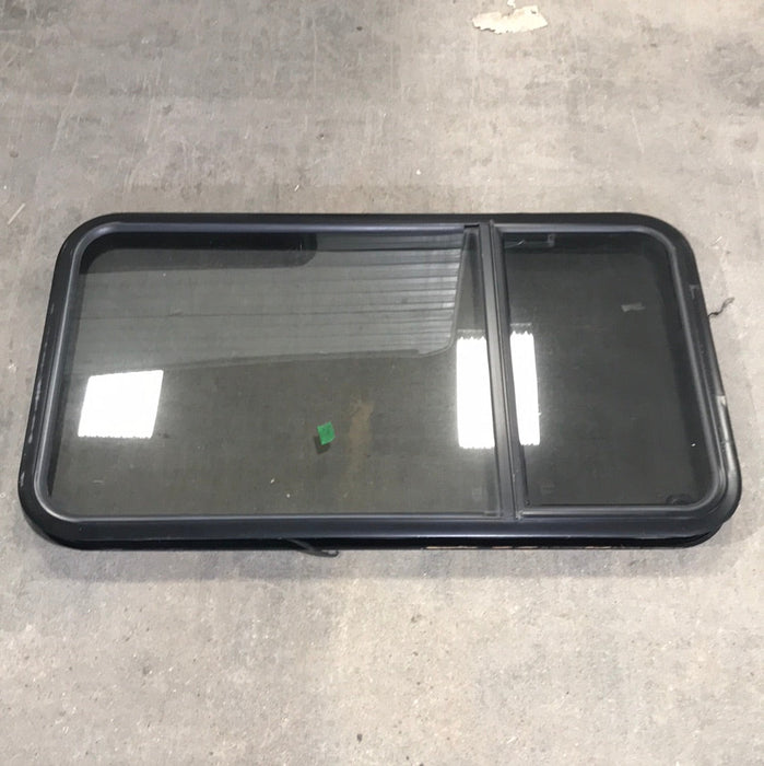 Used Black Radius Opening Window : 41 1/2" W x 23 1/2" H x 2" D