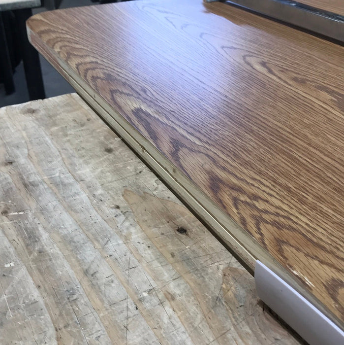 Used RV Wall Mount Table Top With Single Leg 39 1/2" L x 27 3/4" W