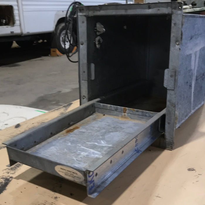 Used Battery Compartment Box with Slide Out Tray