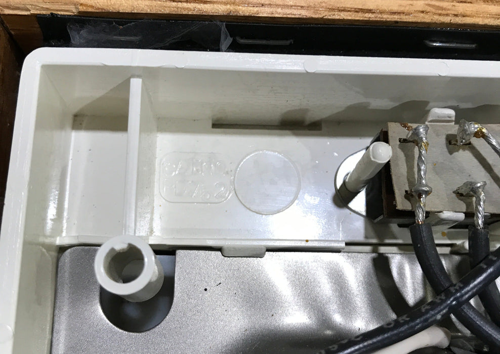 USED Retro RV Interior Light Fixture - DOUBLE - Young Farts RV Parts