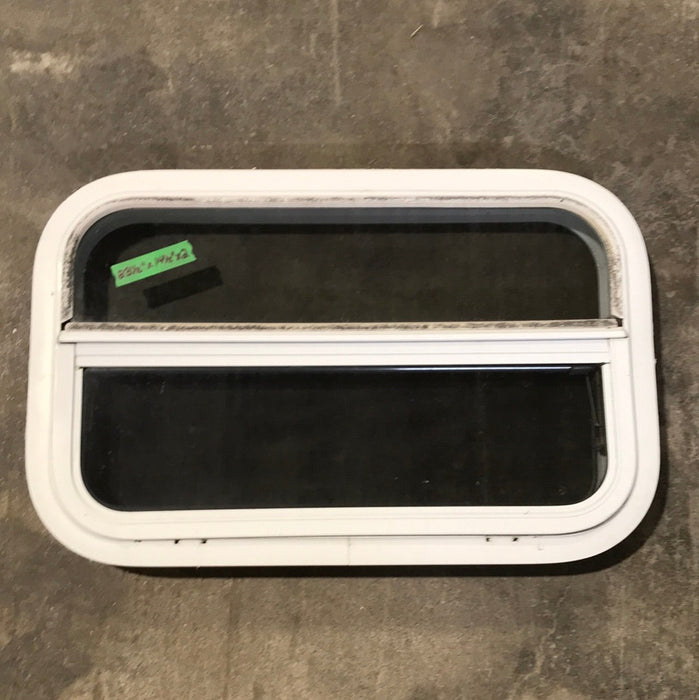 USED White Radius Opening Window : 23 1/2" W X 14 1/2" H X 2" D