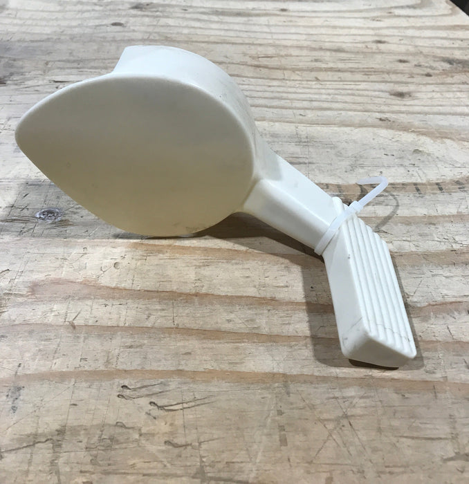 Used Dometic Flush Pedal Cover, Bone - 385310118