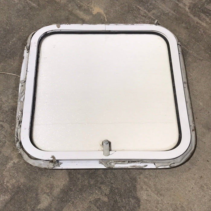 Used Radius Cargo / compartment Door  17 1/2" X 17 1/2" X 1/2"D