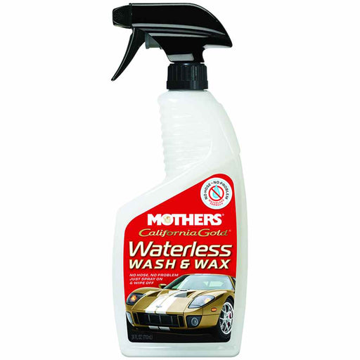  Buy Mothers 05644-6 (6) Calif. Gold Waterless Wash & Wax 24Oz - Auto
