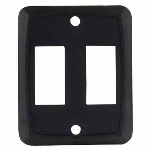  Buy JR Products 12881-5 Double Faceplate-Black 1 - Switches and