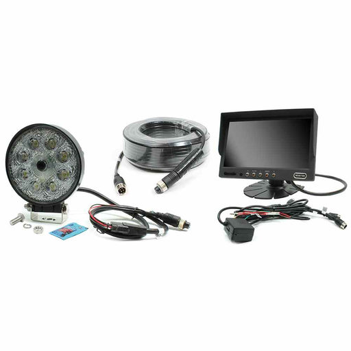  Buy Rostra 250-8220-RUL Round 24W Led Work Lamp/Camera/Harn./7" Monitor -