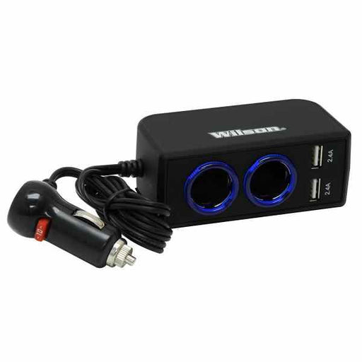  Buy Wilson 3052224USBBL 12V Dual 2.4A Usb Adapter With 3' Cord -