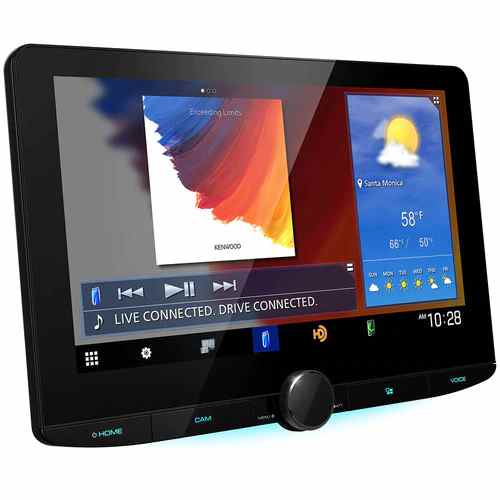 Buy Kenwood DMX1037S Kenwood 2-Din Multimedia Receiver 10.1'' (No Cd) -