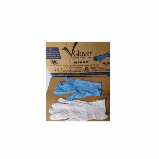  Buy RT GL100W-L White Nitrile Gloves Large Box Of A 100 - Automotive