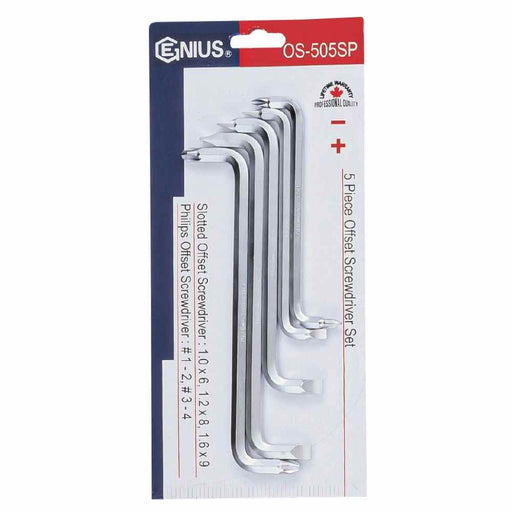  Buy Genius OS-505SP 5Pc Slotted & Philips Offset S - Automotive Tools