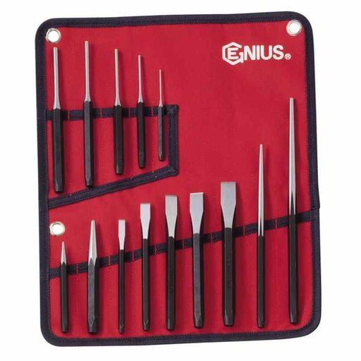  Buy Genius PC-514S Kit Punch & Chisels 14 Pcs - Automotive Tools
