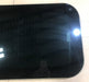 Used Black Radius Frameless Non-Opening Window : 34 1/2" X 17 1/4" X 1 1/2" D - Young Farts RV Parts