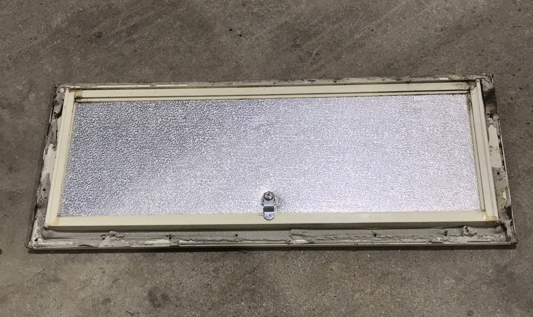 Used Square Cornered Cargo Door 26 3/8" x 10" x 3/4" - Young Farts RV Parts