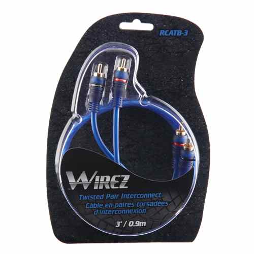  Buy Wirez IT-3 Rca Cable 3' Twisted - Audio and Electronic Accessories