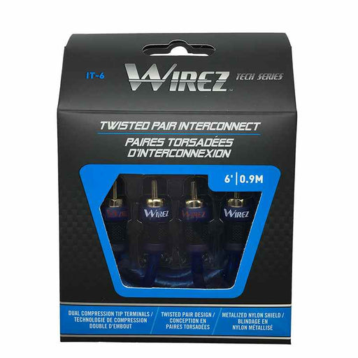  Buy Wirez IT-6 2 Channel Interconnect - 6Ft - Audio and Electronic
