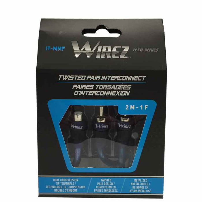  Buy Wirez IT-MMF Connector Y Rca 2M To 1F - Audio and Electronic