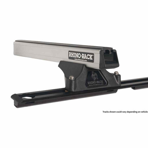  Buy Rhino Rack JA0746 Heavy Duty Rltp Trackmount Silver 2 Bar Roof Rack -