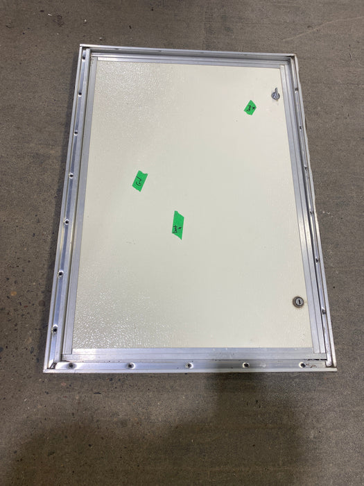 Used Square Cornered Cargo Door 29 1/2" W x 21 3/4" H X 3/4" D