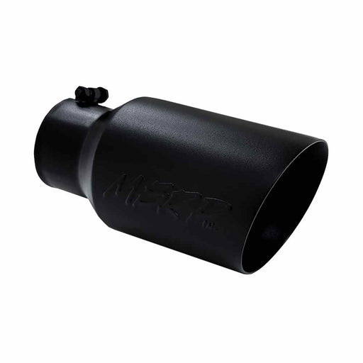  Buy MBRP T5072BLK Tip 6" Od Dual Wall Angled 4" Inlet 12" Black Univ. -