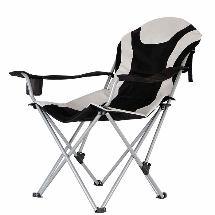Buy Mings Mark 36028 Foldable Recliner Camp Chair Blk/Gry - Patio Chairs