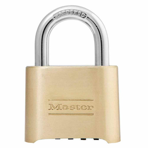 Buy Masterlock MST175LH Comb.Brass Paddle Lock 57Mm - Safety and Security
