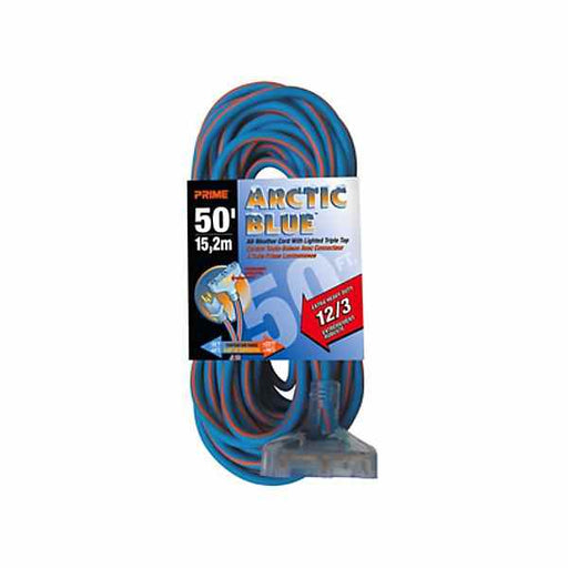  Buy Prime Products LT630830 Extension Cord 50Ft 12/3 Artic Blue -