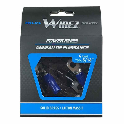  Buy Wirez PRT4-516B 4 Awg Power Rings - Audio and Electronic Accessories