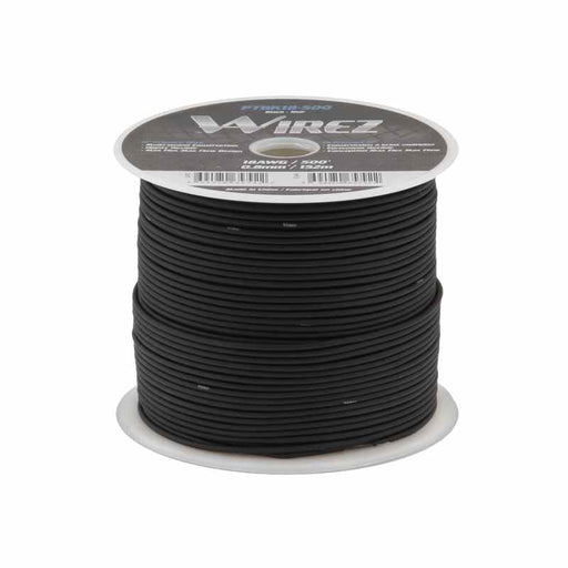  Buy Wirez PTBK18-500 Red Cable 18 Gauge Blk 500` - Audio and Electronic