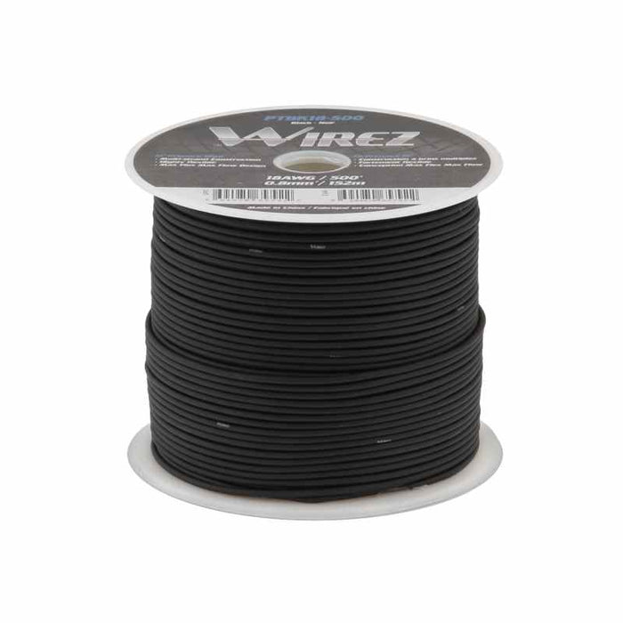  Buy Wirez PTBK18-500 Red Cable 18 Gauge Blk 500` - Audio and Electronic