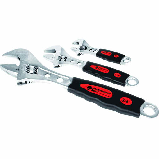  Buy Performance Tools W30703 3 Pcs Adjustable Wrench Set - Automotive