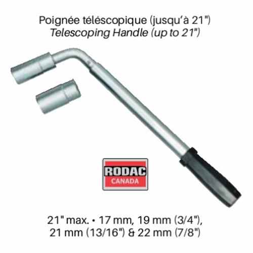  Buy Rodac RD35634 21" Max Telescoping Wrench 17/19/22Mm/3/4'',13/16'' -