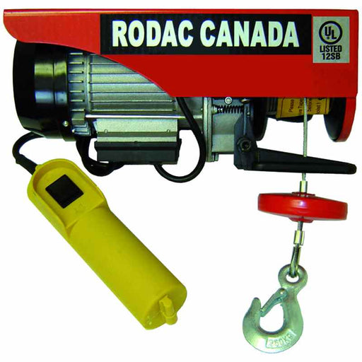  Buy Rodac U69C123 Electric Hoist 110V 2000 Lbs C - Towing Accessories