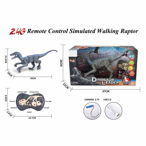 Buy Huina SM170R Rc Walking Raptor Grey And Blue - Unassigned Online|RV