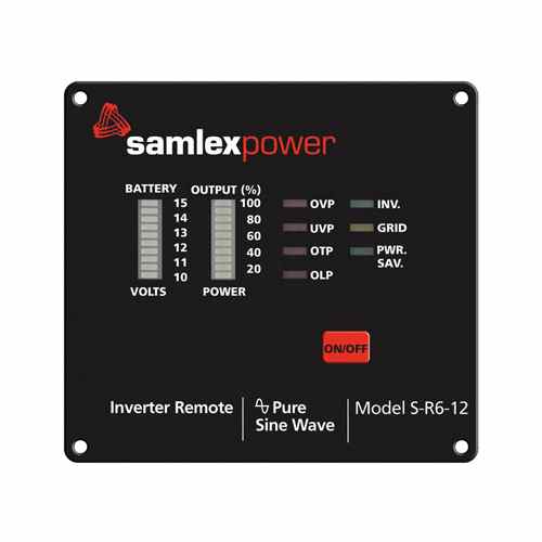  Buy Samlex S-R6-12 Remote For Sa3000K112 - Power Centers Online|RV Part