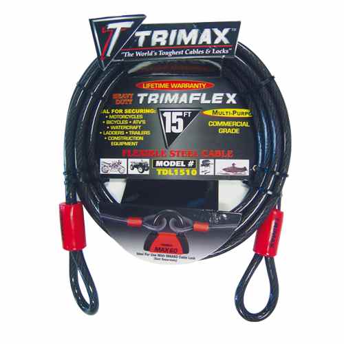  Buy Trimax TDL1510 Du.Loop Mult.Use Cabl. 15'X10Mm - Hitch Locks