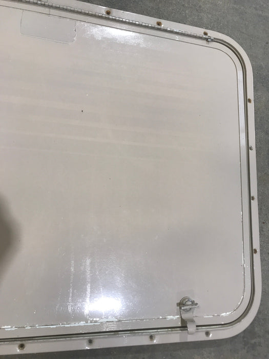 Used Radius Cornered Cargo Door  31 3/4" W  x 21 3/4" H x  1/2" D