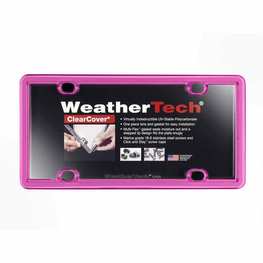  Buy Weathertech 8ALPCC3 Accessoryhot Pinknauniversal - License Plates