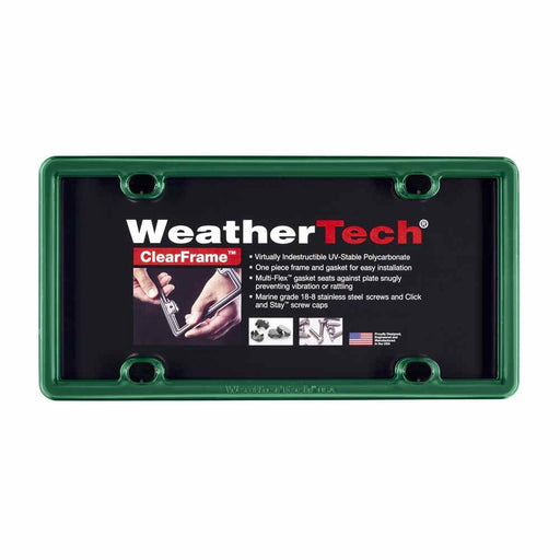  Buy Weathertech 8ALPCF18 Accessorygreennauniversal - License Plates