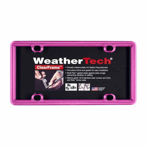  Buy Weathertech 8ALPCF3 Accessoryhot Pinknauniversal - License Plates