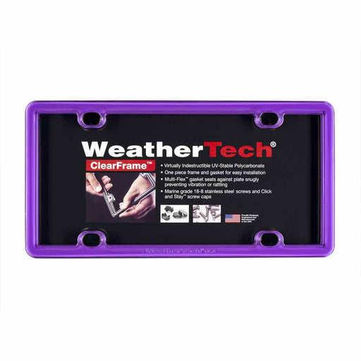  Buy Weathertech 8ALPCF5 Accessorypurplenauniversal - License Plates