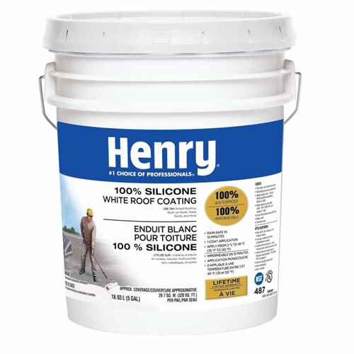  Buy Henry Company HE487623 100 % Silicone Roof Sealant White Henry