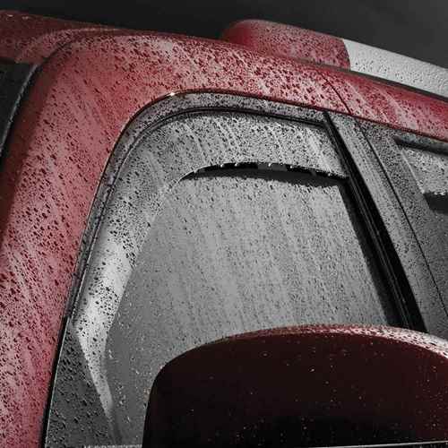 Buy Weathertech 82551 Front & Rear Side Window Deflector Accent 4Dr 12-15