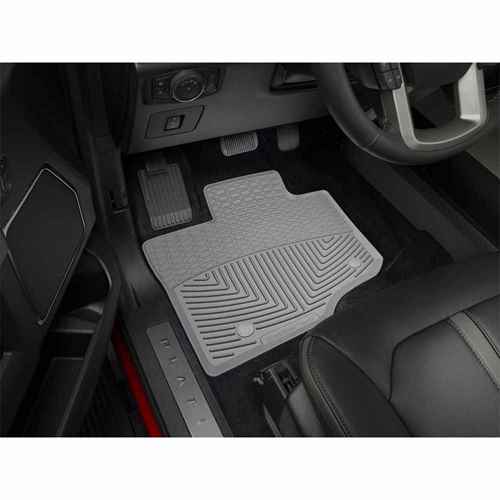  Buy Weathertech W345GR Front Rubber Mats Grey Ford F150 15-18 - Floor