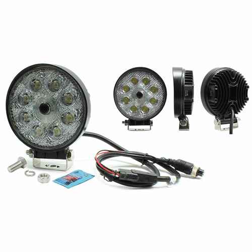  Buy Rostra 250-8170HD Round 24W Led Work Lamp With Cmos Camera - Audio