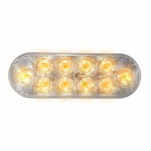 Buy Unibond LED2238CS-10A Led Oval Signal/Park Clear Lens Lamp Amber -