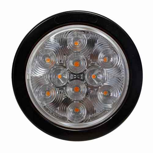  Buy Unibond LED4000CS-10A Led 4" Rd Signal/Park Clear Lens Lamp Amber -