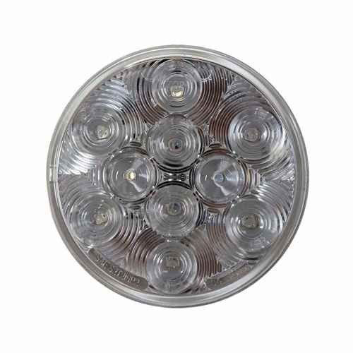  Buy Unibond LED4000CS-10RP Led 4" Rd Stt Lamp Clear Lens Red - 10-Diode -