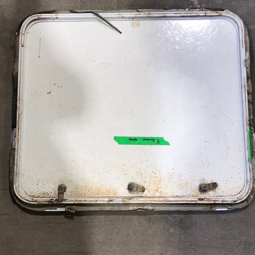 Used Radius Cornered Cargo Door 26" x 22 1/4" X 1" D - Young Farts RV Parts