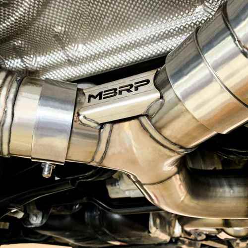  Buy MBRP S4601304 3" Cat Back Quad Split Rear Exit Audi S3 - Exhaust